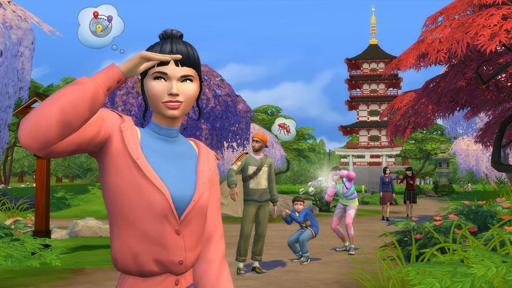 oasi innevata the sims 4